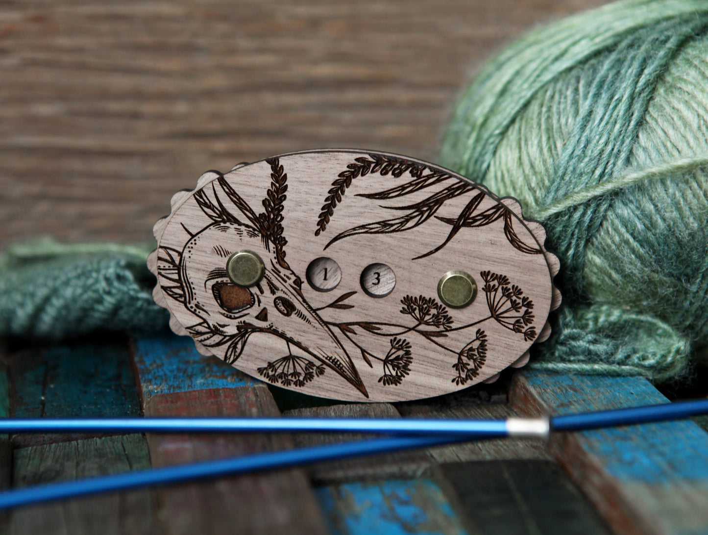 Raven Skull Row Counter