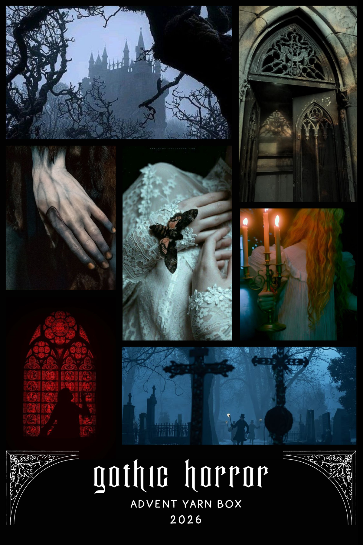 Gothic Horror Advent Yarn Box