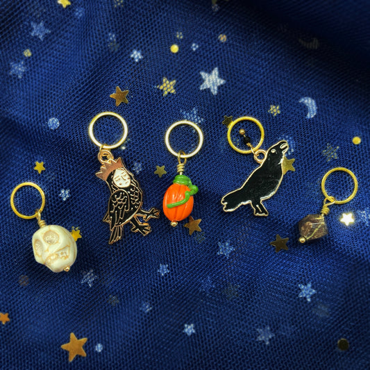 Autumn Macabre - Halloween Stitch Marker Set