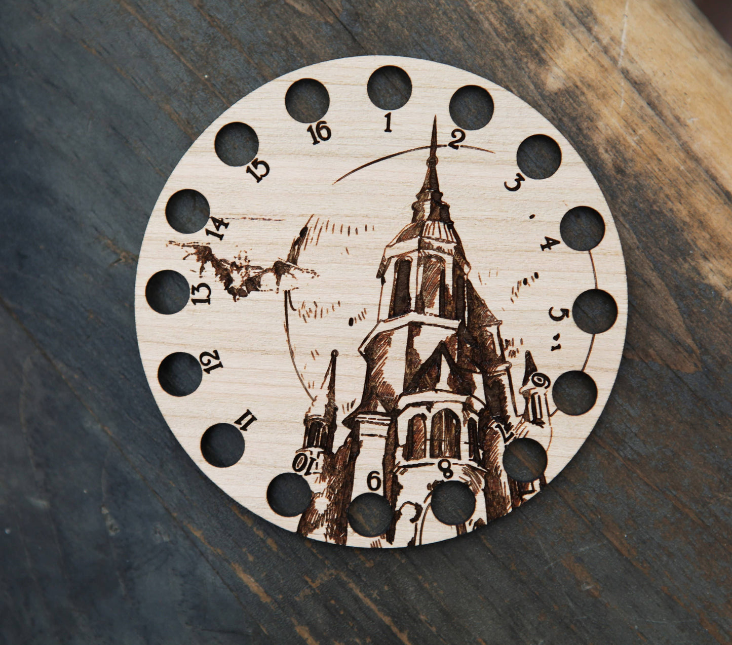 Haunted Castle Floss Holder