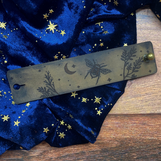 Bee & Moon Leather Shawl Cuff