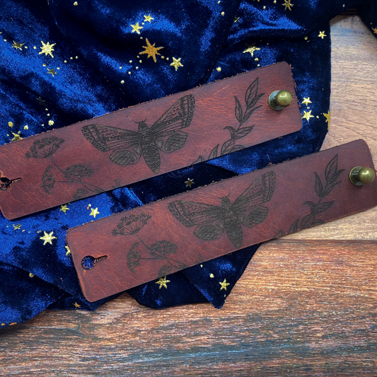 Moth & Yarrow Leather Shawl Cuff