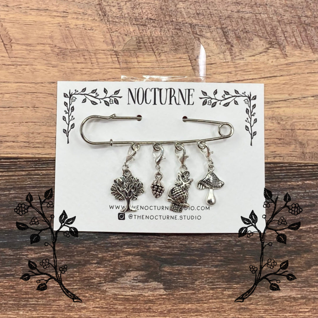 Enchanted Forest - Stitch Marker Set