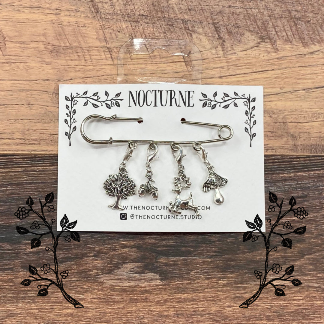 Enchanted Forest - Stitch Marker Set
