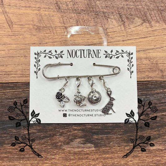 The Mad Tea Party - Stitch Marker Set