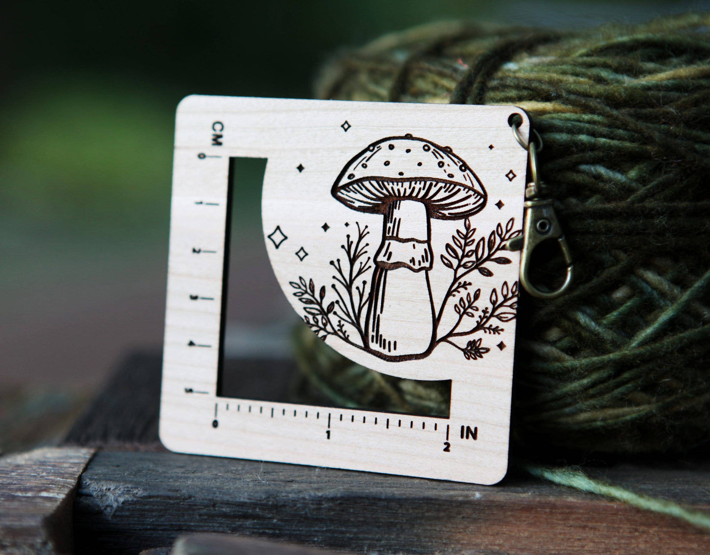 Amanita Mushroom Knit & Crochet Gauge