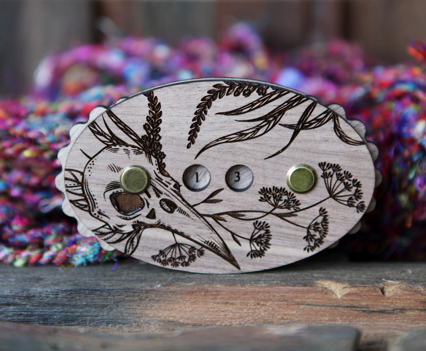 Raven Skull Row Counter