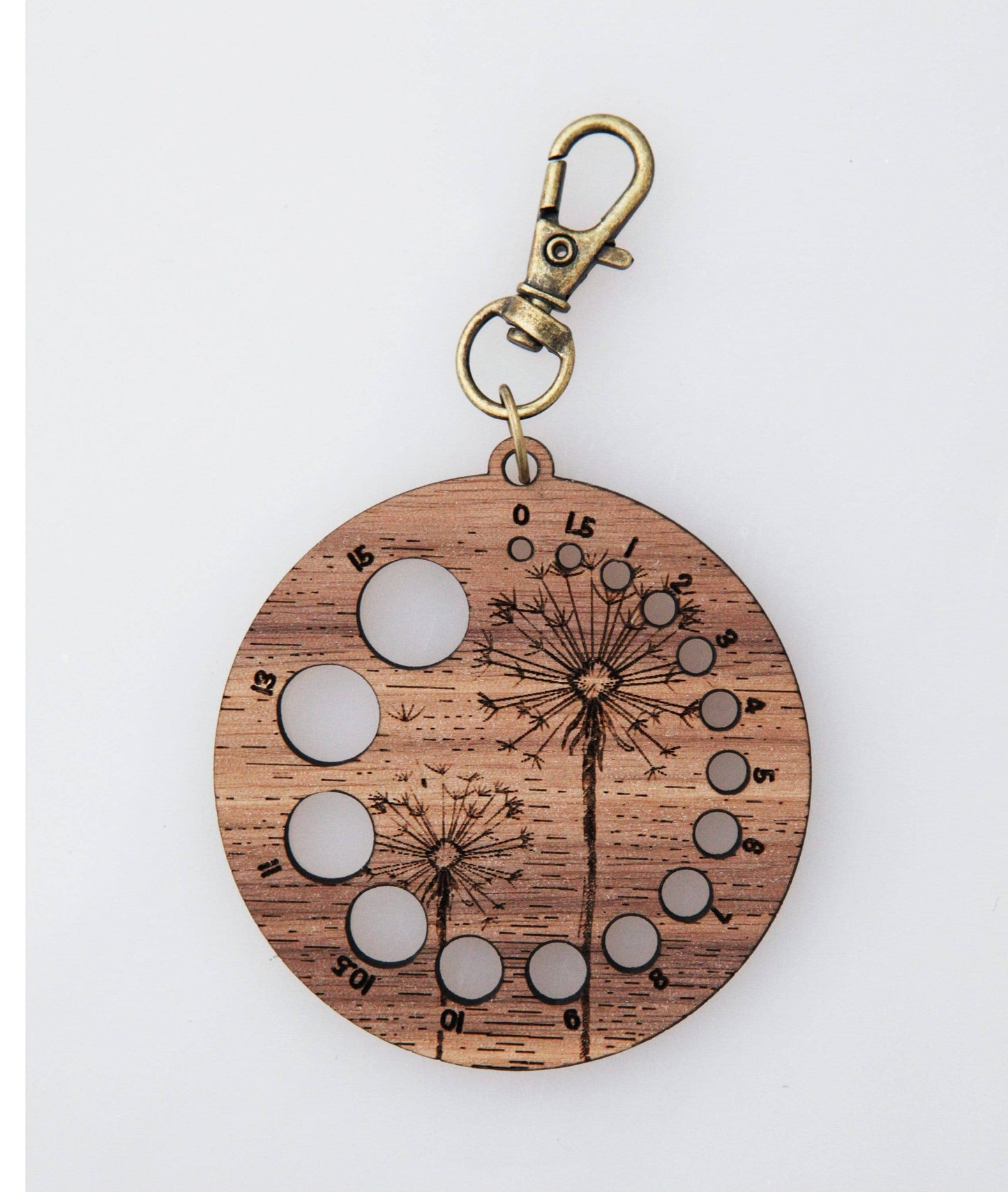 Dandelion Knitting Needle Gauge
