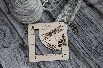 Dragonfly Knit & Crochet Gauge