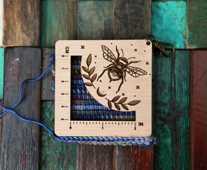 Bee Knit & Crochet Gauge