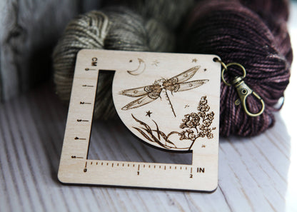 Dragonfly Knit & Crochet Gauge